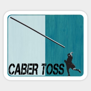 Classic Caber Toss Sticker